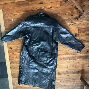 Vintage G III leather Trench Coat Duster